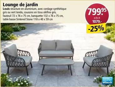 Lounge de jardin