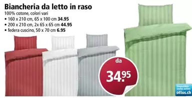 Biancheria da letto in raso