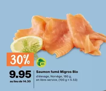 Saumon fumé Migros Bio