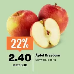 Äpfel Braeburn