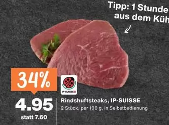 Rindshuftsteaks, IP-SUISSE