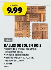 DALLES DE SOL EN BOIS