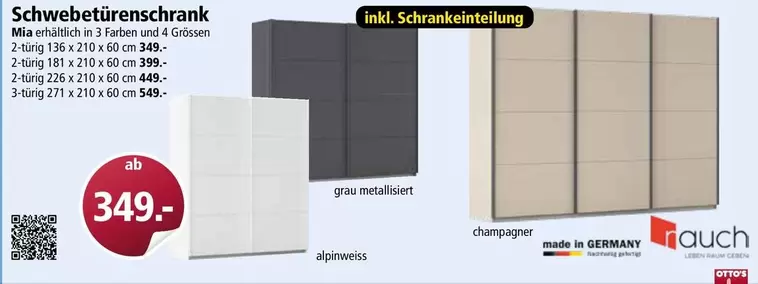Mia - Schwebetürenschrank