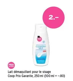 Lait démaquillant pour le visage
