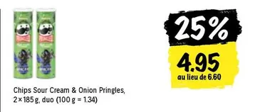 Sour Cream & Onion Pringles