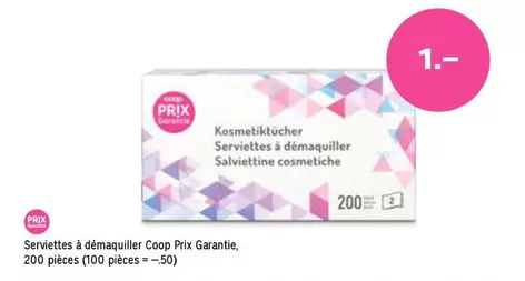 Serviettes à démaquiller