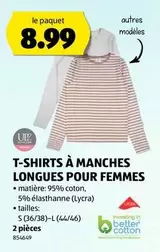 T-SHIRTS À MANCHES LONGUES POUR FEMMES