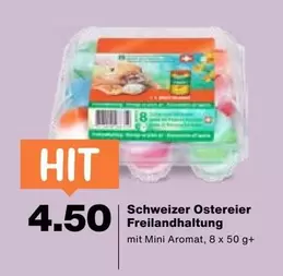 Schweizer Ostereier Freilandhaltung