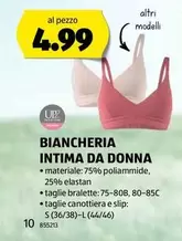BIANCHERIA INTIMA DA DONNA