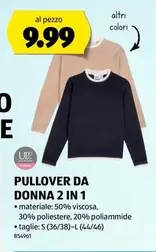 PULLOVER DA DONNA 2 IN 1