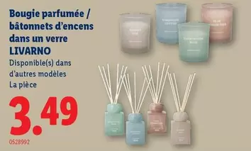 Bougie parfumée / bâtonnets d'encens