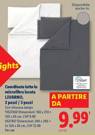 Coordinato letto in microfibra lavata 0527430
