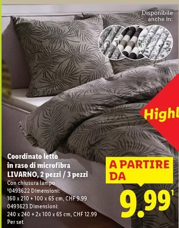 Coordinato letto