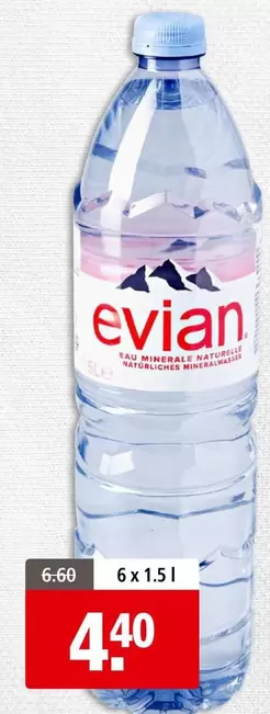 Evian - 6 x 1.5 l