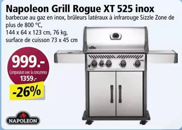 Grill Rogue XT 525 inox