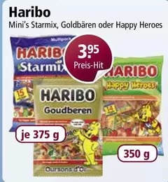 Haribo - Mini's Starmix, Goldbären oder Happy Heroes