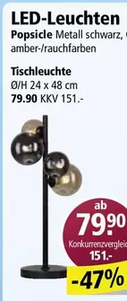 Popsicle Metall schwarz, amber-/rauchfarben