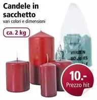 Candele in sacchetto
