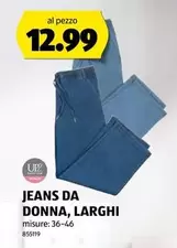 JEANS DA DONNA, LARGHI