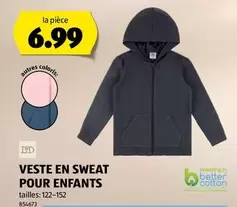 VESTE EN SWEAT POUR ENFANTS