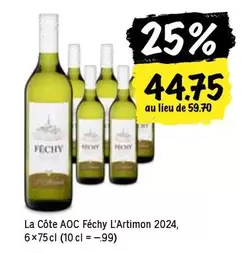 La Côte AOC Féchy L'Artimon 2024