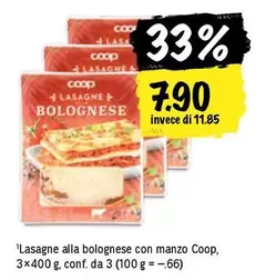 Lasagne alla bolognese con manzo