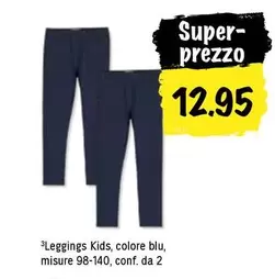 Leggings Kids, colore blu
