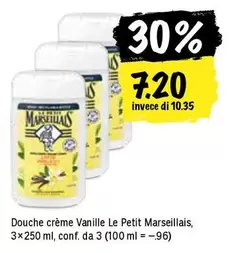 Douche crème Vanille Le Petit Marseillais