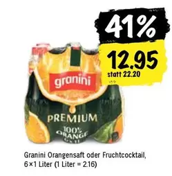 Orangensaft oder Fruchtcocktail