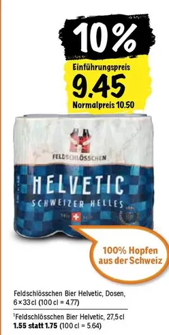 Bier Helvetic, Dosen
