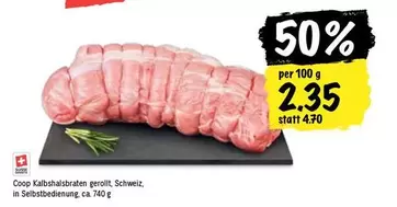 Kalbshalsbraten gerollt