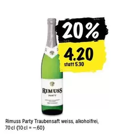 Party Traubensaft weiss, alkoholfrei