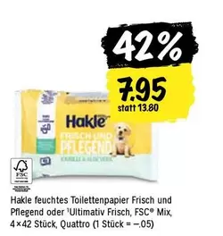 feuchtes Toilettenpapier Frisch und Pflegend oder 'Ultimativ Frisch