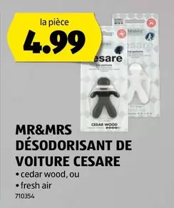 DÉSODORISANT DE VOITURE CESARE