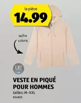 VESTE EN PIQUÉ POUR HOMMES
