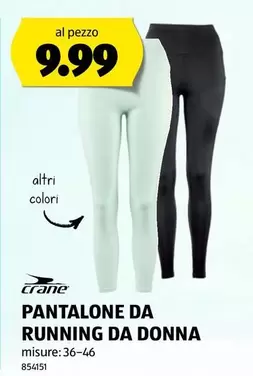 PANTALONE DA RUNNING DA DONNA