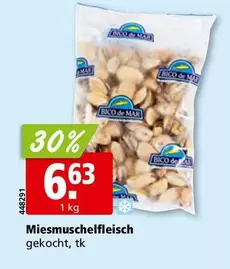 Miesmuschelfleisch gekocht, tk