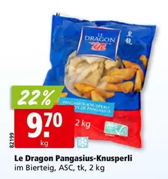 Pangasius-Knusperli im Bierteig