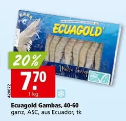 Gambas, 40-60, ganz, ASC, aus Ecuador, tk