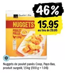 Nuggets de poulet panés