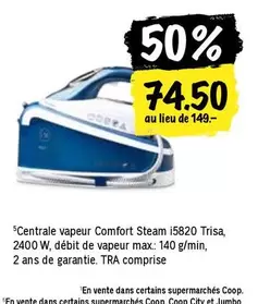 Centrale vapeur Comfort Steam i5820 Trisa