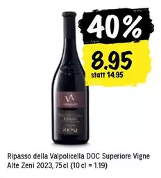 Ripasso della Valpolicella DOC Superiore Vigne Alte