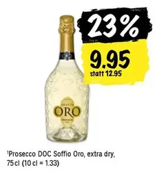Prosecco DOC Soffio Oro, extra dry
