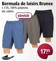 Stretch - Bermuda de loisirs