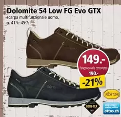Dolomite -  54 Low FG Evo GTX scarpa multifunzionale uomo