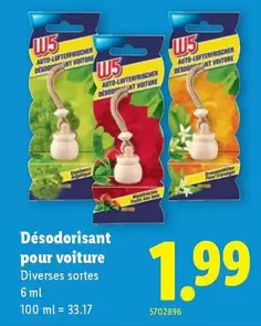 Désodorisant pour voiture