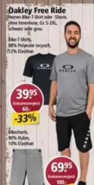 Oakley -  FREE RIDE Herren-Bike-T-Shirt oder -Shorts