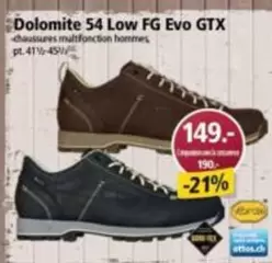 Dolomite -  54 Low FG Evo GTX chaussures multifonction hommes