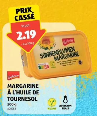 MARGARINE À L'HUILE DE TOURNE-SOL 805952