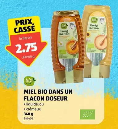 Miele - MIEL BIO DANS UN FLACON DOSEUR